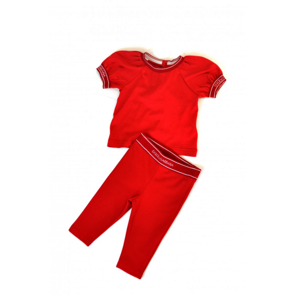 Red leggings
