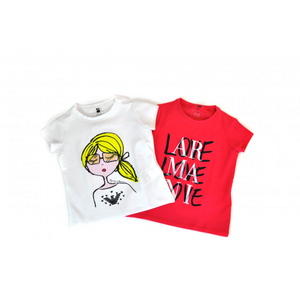 Pack of two T-shirts with prints