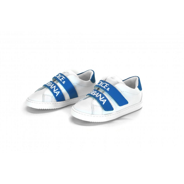 White Velcro Sneakers