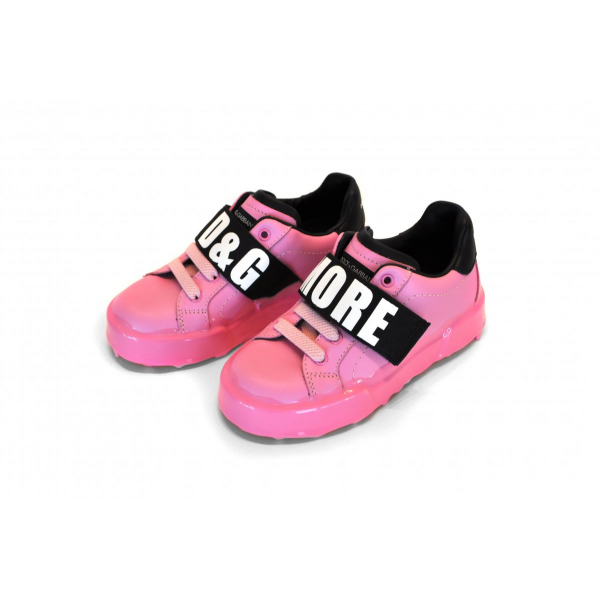Pink Velcro Sneakers