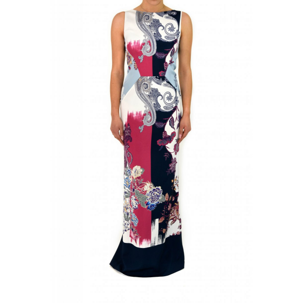 Вечернее платье с цветочным принтом Etro