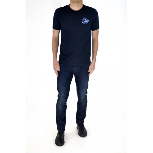 Navy Patch T-shirt