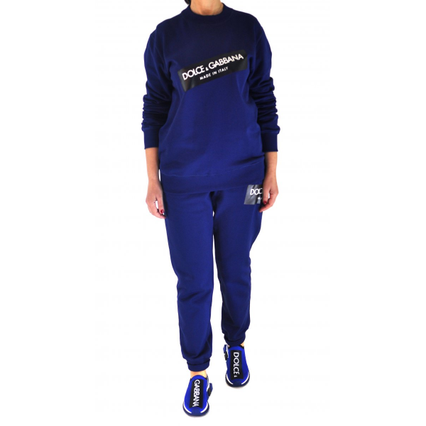Cotton tracksuit with logo