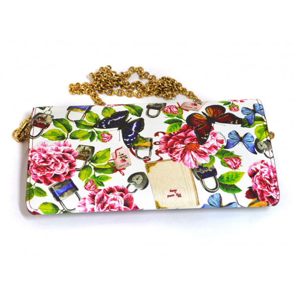 Handbag with floral print