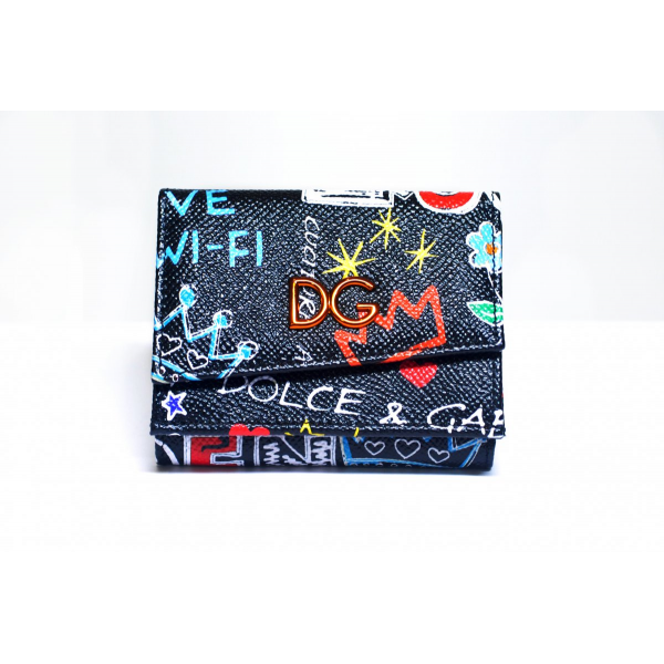 Wallet with slogans