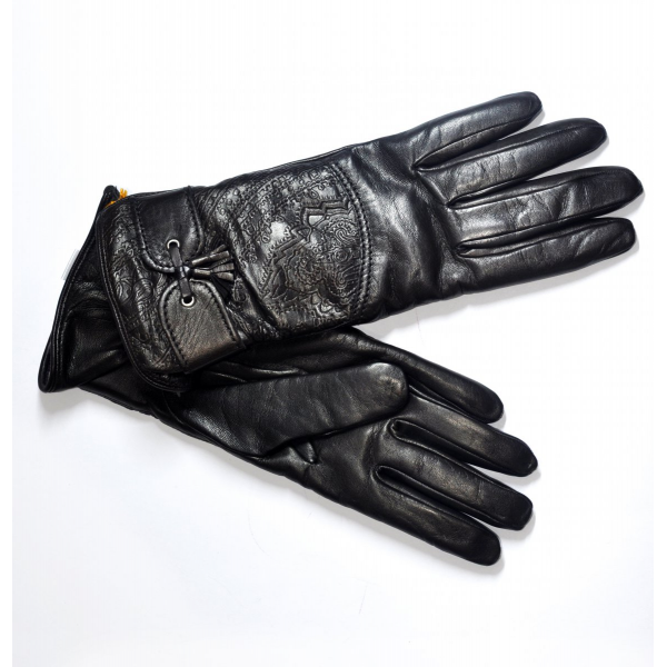 Insulated gloves with ETRO decor