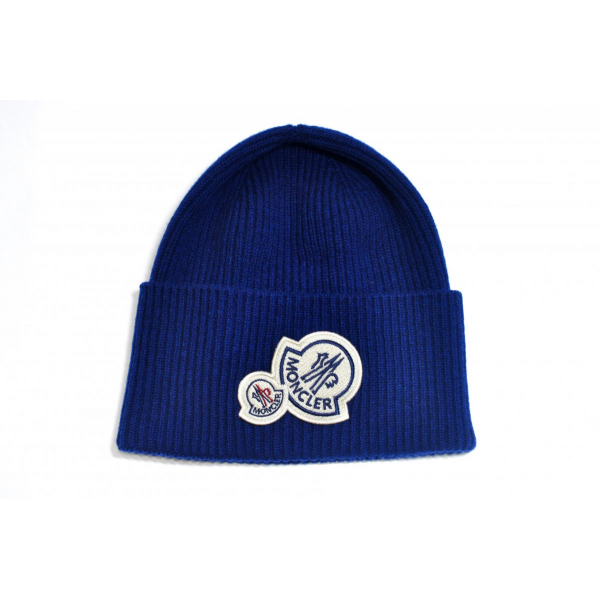 Blue hat with logo