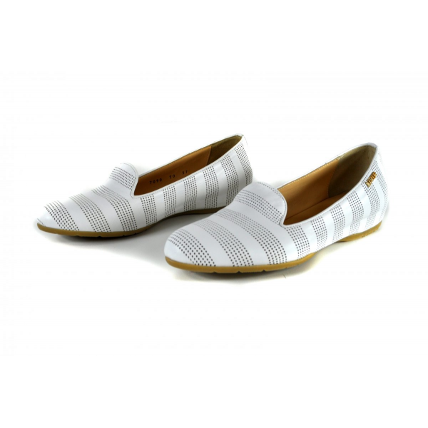 White loafers