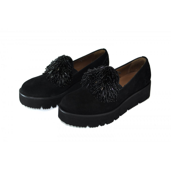 Suede loafers