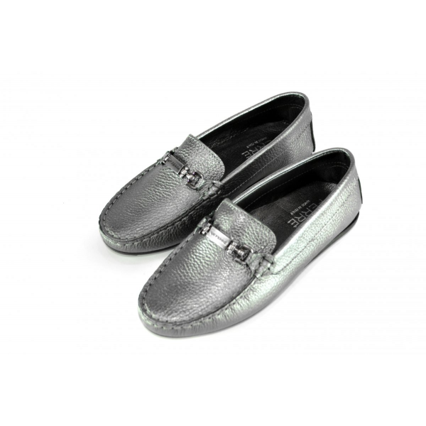 Silver moccasins