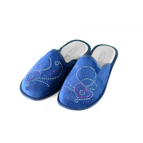 Scented slippers with rhinestones